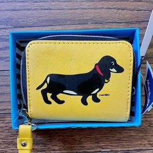 NWT Dog Graphic Wallet/Wristlet